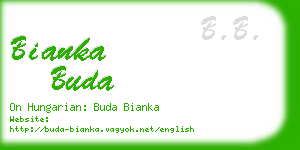 bianka buda business card